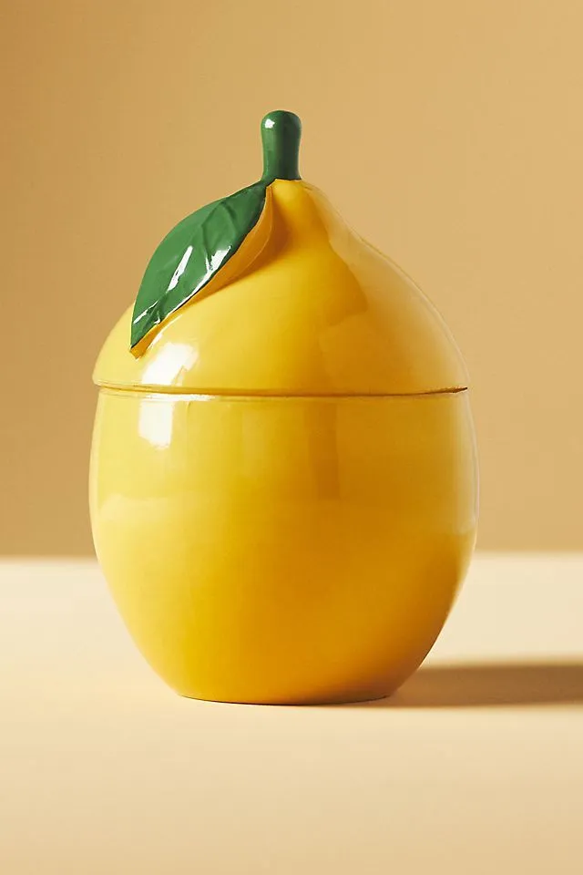 Coupe céramique citron Atelier Manzi sur fond clair